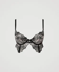 Bustino In Tulle Ricamato