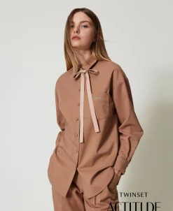 Camicia Check Con Lurex