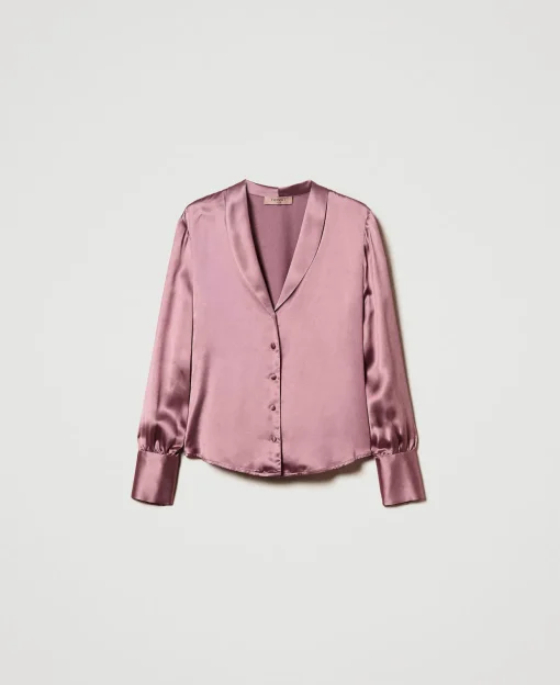 Camicia Con Collo A Scialle