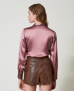 Camicia Con Collo A Scialle