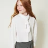 Camicia In Popeline Con Cravatta