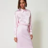 Camicia In Raso Martellato