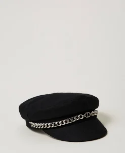 Cappello Basco In Panno