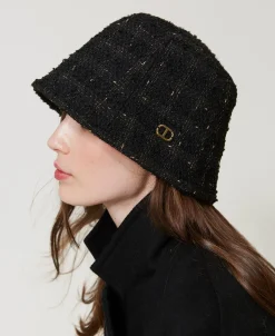 Cappello Bucket Bouclé Con Oval T