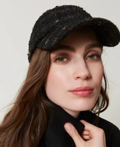 Cappello Da Baseball Bouclé Con Logo