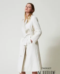 Cappotto Doppiopetto Goffrato