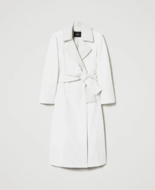 Cappotto Doppiopetto Goffrato