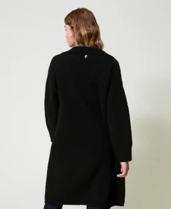Cappotto In Filato Riciclato Bouclé