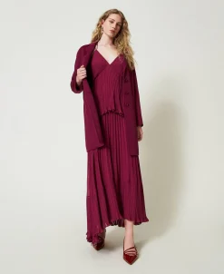 Cappotto In Panno Double Misto Lana