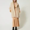 Cappotto Longuette In Faux Fur