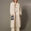 Cappotto Lungo In Faux Fur