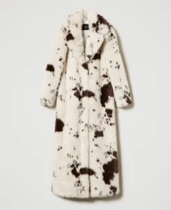 Cappotto Lungo In Faux Fur
