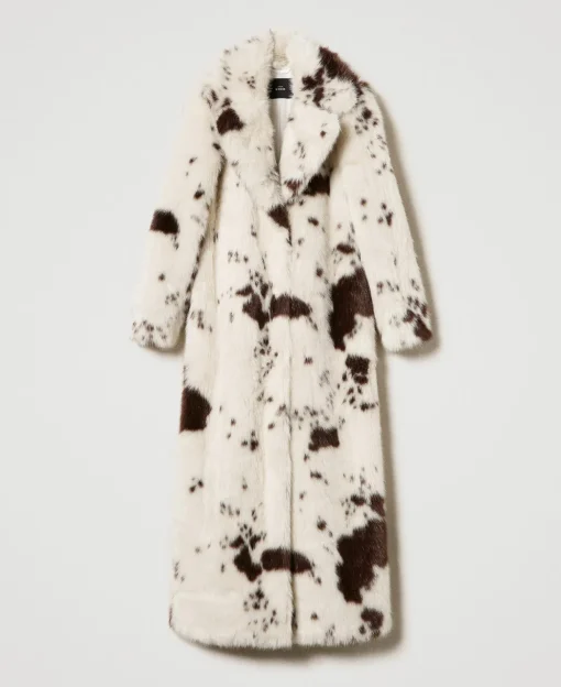 Cappotto Lungo In Faux Fur