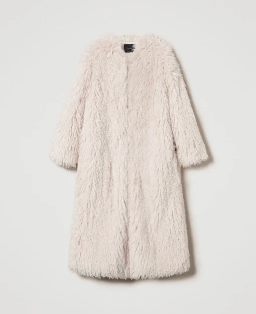 Cappotto Lungo In Faux Fur