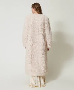 Cappotto Lungo In Faux Fur