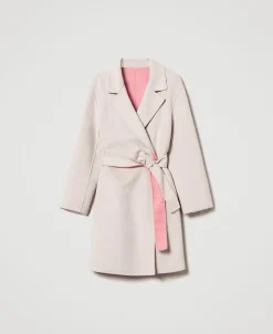 Cappotto Reversibile MYFO In Panno Misto Lana