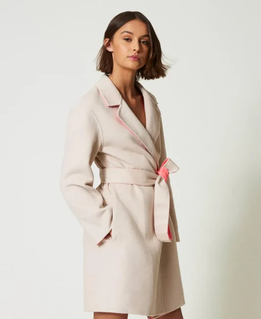 Cappotto Reversibile MYFO In Panno Misto Lana