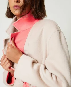 Cappotto Reversibile MYFO In Panno Misto Lana