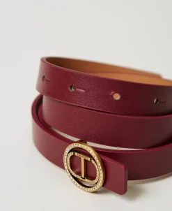 Cintura Con Fibbia Oval T E Strass