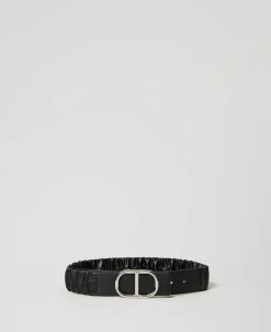 Cintura Elastica Con Fibbia Oval T