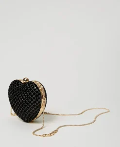 Clutch 'Coup De Coeur' In Velluto Ricamato