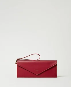 Clutch In Pelle Con Logo