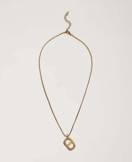 Collana Con Oval T Floreale