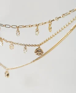 Collana Multifilo Con Pendenti