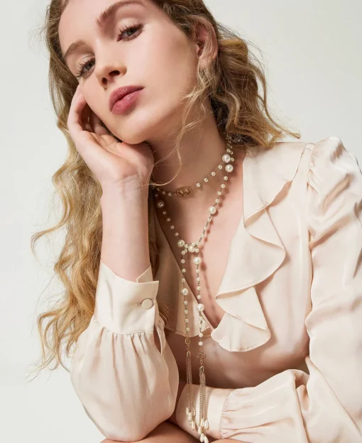 Collana Regolabile Con Nappe Pendenti