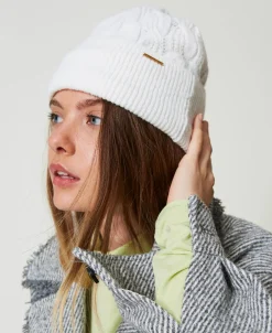 Cuffia In Maglia A Trecce