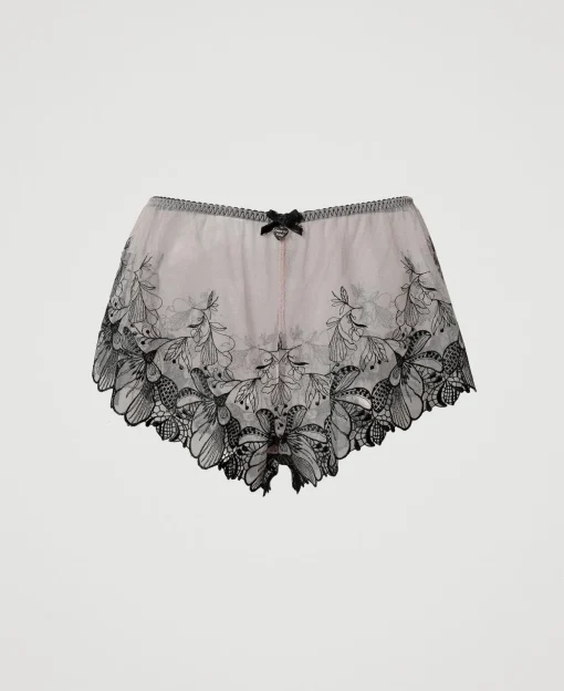 Culotte In Tulle Ricamato