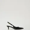 Décolleté Sling Back A Stampa Cocco