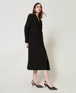 Décolleté Sling Back A Stampa Cocco
