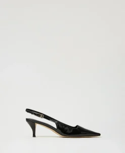 Décolleté Sling Back In Vernice