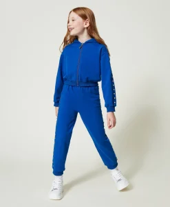 Felpa Con Cappuccio E Joggers