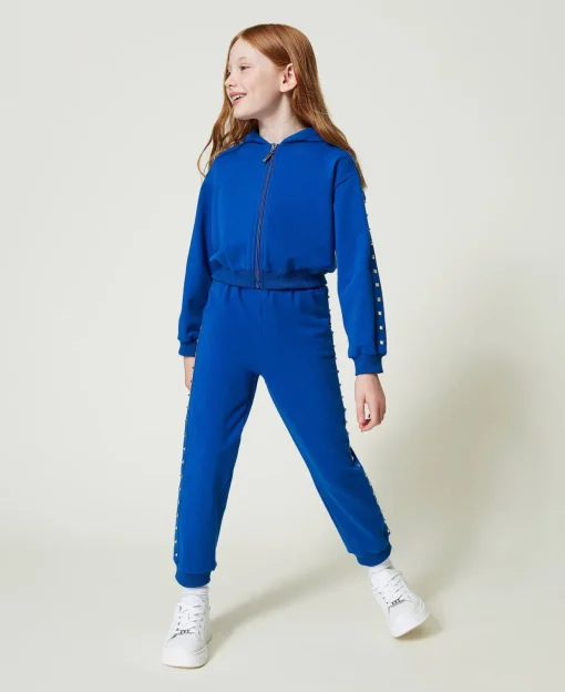 Felpa Con Cappuccio E Joggers