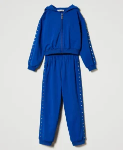 Felpa Con Cappuccio E Joggers