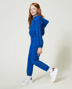 Felpa Con Cappuccio E Joggers