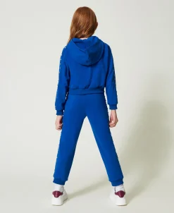 Felpa Con Cappuccio E Joggers