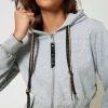 Felpa Cropped MYFO Con Stampa Glitter