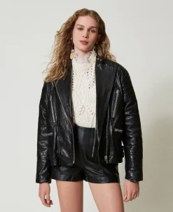 Giacca Biker 'Fairfax' In Pelle