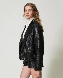 Giacca Biker 'Fairfax' In Pelle