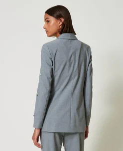 Giacca Blazer Con Ricami A Mano
