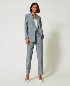 Giacca Blazer Con Ricami A Mano