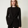 Giacca Blazer Con Strass Dégradé