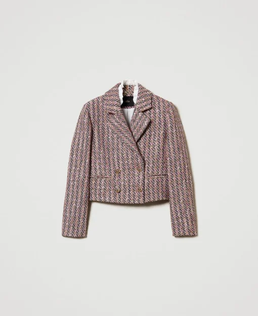 Giacca Blazer In Bouclé E Lurex