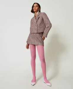 Giacca Blazer In Bouclé E Lurex