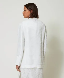 Giacca Blazer In Full Paillettes