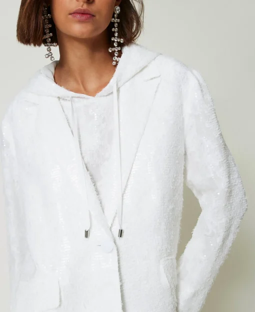 Giacca Blazer In Full Paillettes