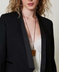 Giacca Blazer In Serge Misto Lana